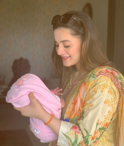 aiman khan shar first picture of baby